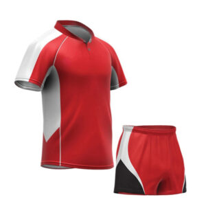 Men Sublimated Rugby Jersey and Shorts Sports Rugby Uniform Set