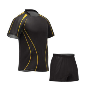 Sports Wear Rugby Uniform 100% Polyester Digital Printing Logo Rugby Uniform Wholesale Youth Wear College Team Set