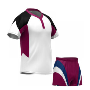 Custom Sublimated New Zealand Rugby Wear Uniform Blank Rugby League Jersey Set Rugby Polo Shirt